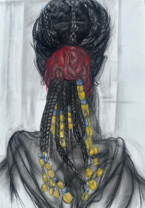 Millennial with Braids by Jesse Howard