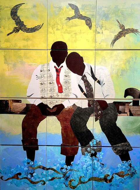 Black Men/White Shirts #1: Grieving by Candace Hunter