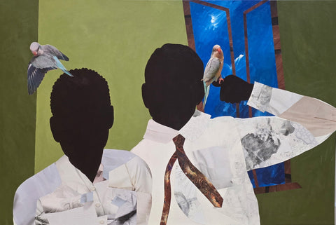 Black Men/White Shirts #3 by Candace Hunter