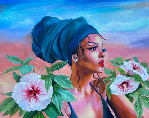 The Beauty of the Lady with Three Blooms - Kristen Williams All Four Creations