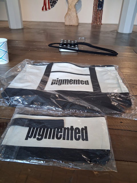 Pigmented Canvas Tote Bag