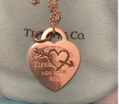 Tiffany Rose Gold Charm