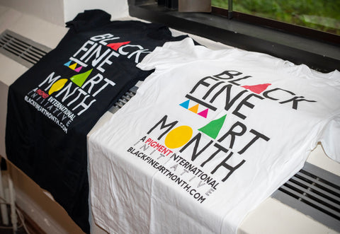 Black Fine Art Month T-Shirts 100% Cotton