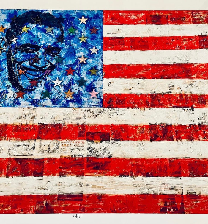 "44" by Robert Lewis Clark - Art Print 24 X 26