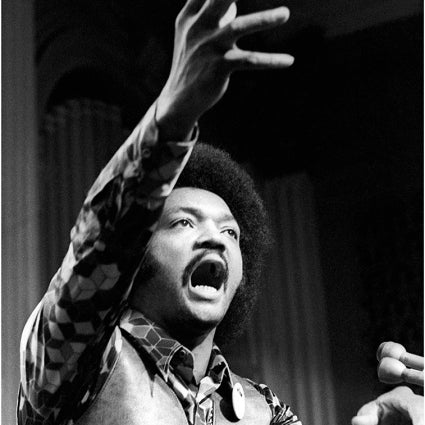Jesse Jackson, Sr. Photo on Aluminum by Howard D. Simmons